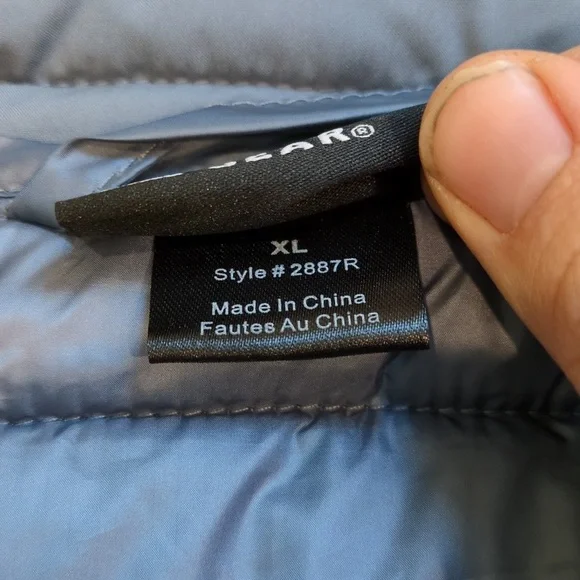 NWT Boulder Gear Men's L & XL Voyage Puffy Jacket Blue/Gray - Picture 4 of 16